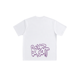 A.H.B. REGULAR WHT "CURLY BOYCOTT" T-SHIRT