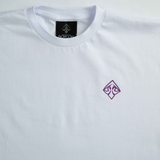A.H.B. REGULAR WHT "CURLY BOYCOTT" T-SHIRT