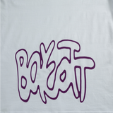 A.H.B. REGULAR WHT "CURLY BOYCOTT" T-SHIRT