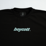 A.H.B. REGULAR BLK "BOYCOTT" T-SHIRT