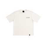 A.H.B. OVERSIZED EMBROIDERY OFF WHITE "LATE NIGHT DAYS" T-SHIRT