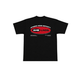 A.H.B. REGULAR BLK "LNDS" T-SHIRT