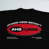 A.H.B. REGULAR BLK "LNDS" T-SHIRT
