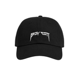 A.H.B. BLK EMBROIDERY "BOYCOTT" DADCAP