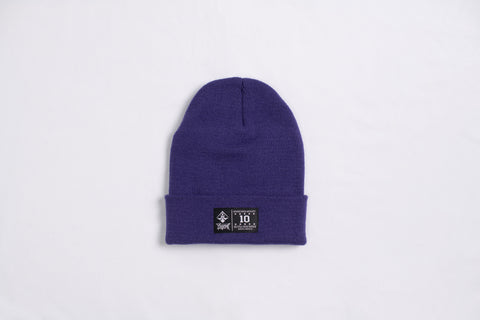 A.H.B (10 YEARS ANNIVERSARY) PURPLE PATCH BEANIE