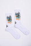 A.H.B. WHITE "ATHENS HOOD TAG" SOCKS COD:090-485-001