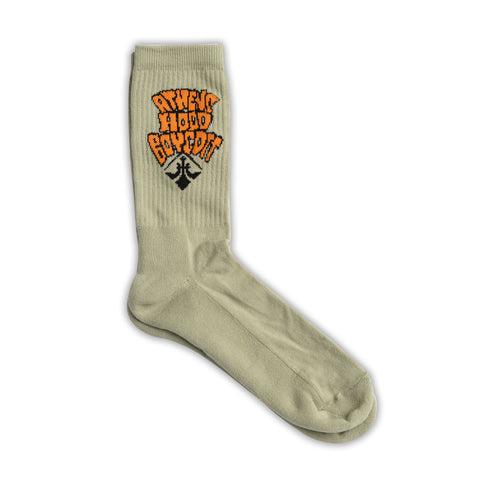 A.H.B. MINT "ATHENS HOOD BOYCOTT" SOCKS COD:090-525-040