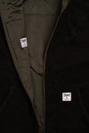 A.H.B. DOUBLE-FACED OLIVE "LOGO PATCH" JACKET