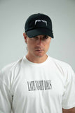 A.H.B. BLK EMBROIDERY "BOYCOTT" DADCAP