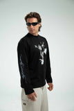 A.H.B. BLK "FLOWER" LONGSLEEVE
