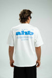 A.H.B. OVERSIZED  OFF WHITE "AHB" T-SHIRT