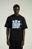A.H.B. OVERSIZED BLK "THE ROTTS" T-SHIRT