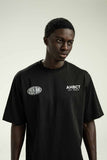 A.H.B. OVERSIZED BLK "ATHENS HOOD" T-SHIRT