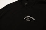 A.H.B. BLACK "ATHENS HOOD" OVERSIZED T-SHIRT COD:003-505-003