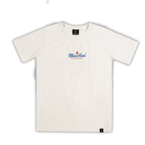 A.H.B. WHITE "MALL THE SKATER" T-SHIRT COD:003-504-001