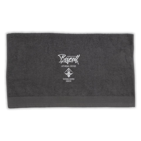 A.H.B. GREY "TAG LOGO" TOWEL