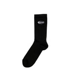 A.H.B. BLACK "OVAL LOGO" SOCKS