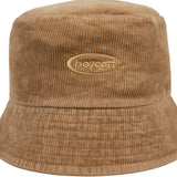A.H.B. BEIGE CORDUROY “OVAL LOGO” BUCKET HAT