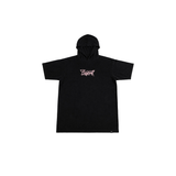 A.H.B. EMBROIDERY BABY PINK "BOYCOTT TAG" PONCHO
