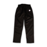 A.H.B. BLACK "LOGO PATCH" CHINO PANTS