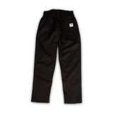 A.H.B. BLACK "LOGO PATCH" CHINO PANTS