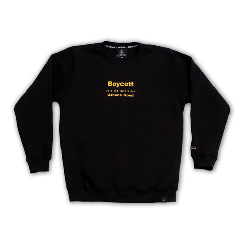 A.H.B. BLACK "FILM MOMENTS" CREWNECK COD:002-457-003