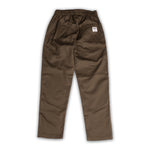 A.H.B. OLIVE "LOGO PATCH" CHINO PANTS