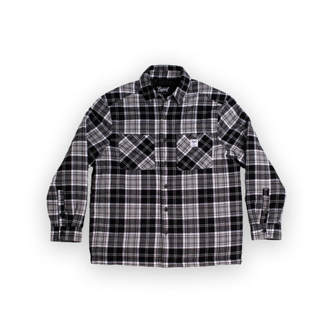 A.H.B BLK/WHT  ''LOGO PATCH'' SHIRT JACKET