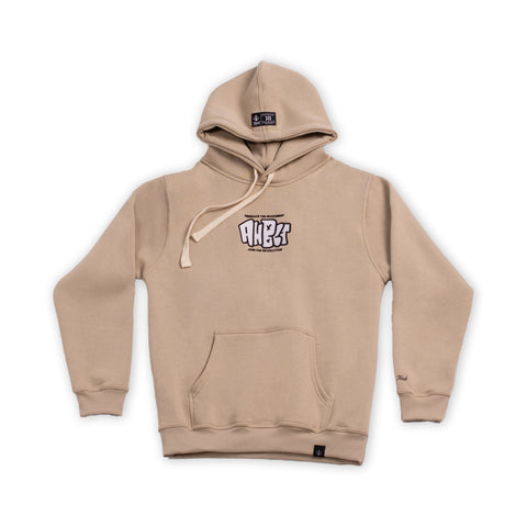 A.H.B. BEIGE EMBROIDERY "AHBCT" HOODIE COD:001-467-037