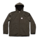 A.H.B. DOUBLE-FACED OLIVE "LOGO PATCH" JACKET