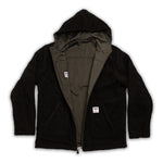 A.H.B. DOUBLE-FACED OLIVE "LOGO PATCH" JACKET