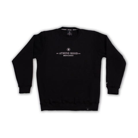 A.H.B. BLACK "CLASSIC'23" CREWNECK COD:002-459-003