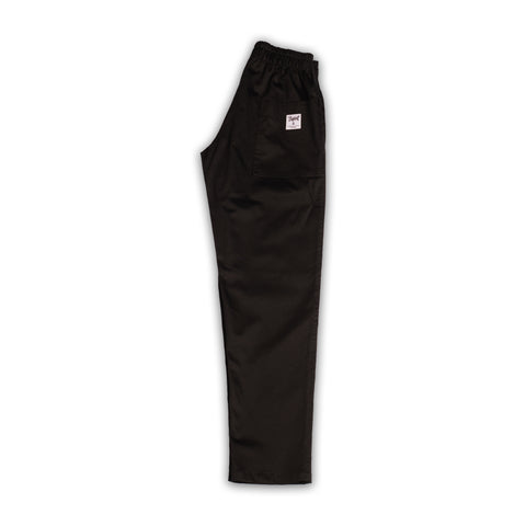 A.H.B. BLACK "LOGO PATCH" CHINO PANTS