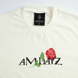 A.H.B. OVERSIZED OFF WHITE "AM DAYZ" T-SHIRT