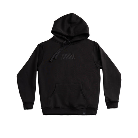 A.H.B. BLK EMBROIDERED "AHBCT" HOODIE COD:001-602-003