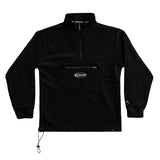 A.H.B. BLK EMBROIDERED "OVAL BOYCOTT" FLEECE COD:008-610-003