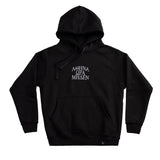 A.H.B. BLK EMBROIDERED "ΑΘΗΝΑ ΩΡΑ ΜΗΔΕΝ" HOODIE COD:001-601-003