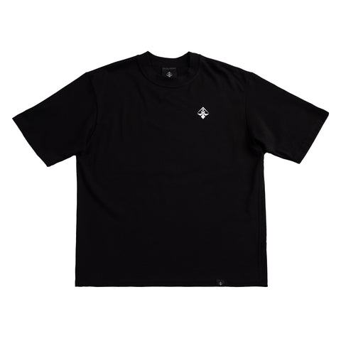 A.H.B. OVERSIZED BLK "ZERO HOUR" T-SHIRT COD:003-609-003