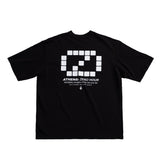 A.H.B. OVERSIZED BLK "ZERO HOUR" T-SHIRT COD:003-609-003