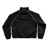 A.H.B. BLK EMBROIDERED "OVAL BOYCOTT" ZIP JACKET TRACK SUIT COD:022-611-025