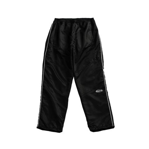 A.H.B. BLK EMBROIDERED "OVAL BOYCOTT" PANTS TRACK SUIT COD:034-611-025
