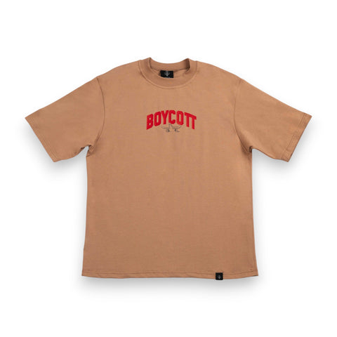 A.H.B. NEW CAMEL "SKATE" OVERSIDED T-SHIRT COD:003-568-047