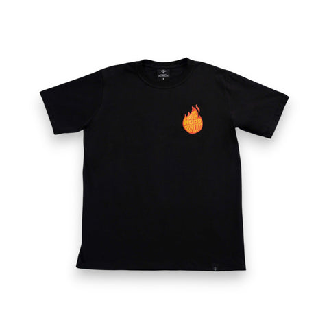 A.H.B. BLACK "FLAME" T-SHIRT COD:003-570-003
