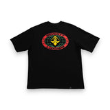 A.H.B. BLACK "WORLDWIDE" OVERSIDED T-SHIRT COD:003-565-003