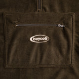A.H.B. CHAKI EMBROIDERED "OVAL BOYCOTT" FLEECE COD:008-610-011