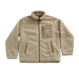 A.H.B. BEIGE "BOYCOTT TAG" SHERPA JACKET COD:020-612-016