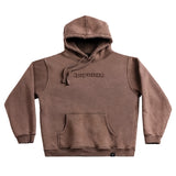 A.H.B. BROWN STONEWASHED EMBROIDERED "BOYCOTT" HOODIE COD:001-600-317