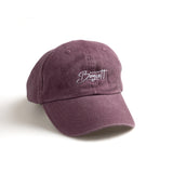 A.H.B. BURGUNDY STONEWASHED "BOYCOTT" DADCAP