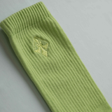 A.H.B. EMBROIDERY BABY GREEN "LOGO " SOCKS