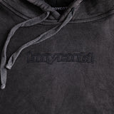 A.H.B. BLK STONEWASHED  EMBROIDERED "BOYCOTT" HOODIE COD:001-600-303